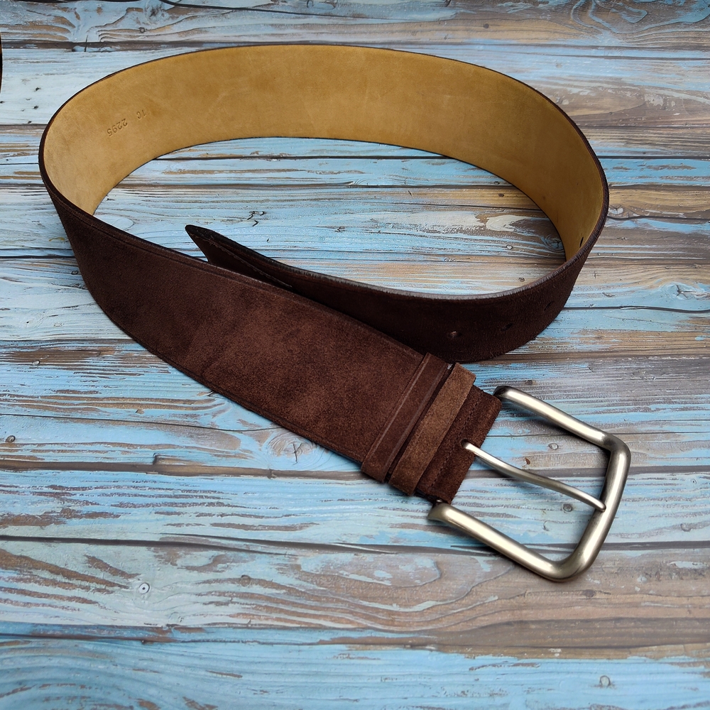 Prada Brown Suede Women's Belt